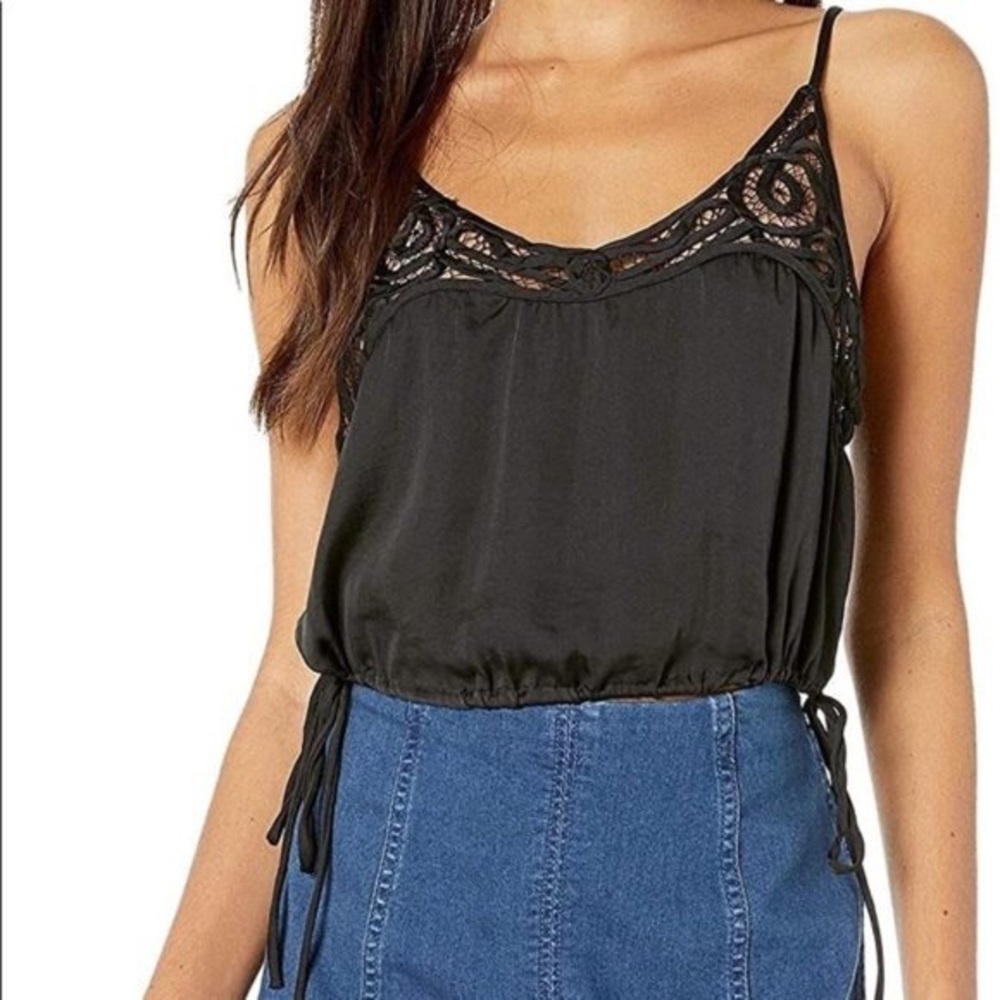 Free People 
Blouson Brami Black Top